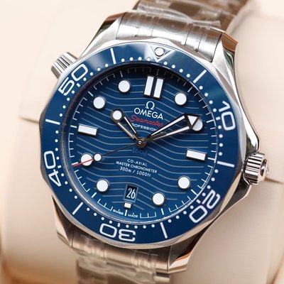 OMEGA 歐米茄 手錶 機械錶 42mm 海馬 陶瓷圈 鋼錶帶 210.30.42.20.03.001