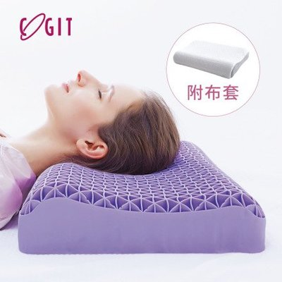 【精緻家居窩】※日本COGIT※透氣雙層蜂巢式肩頸紓壓安眠枕-附布套