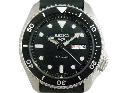 [專業] 潛水錶 [SEIKO 4R36] 精工 機械錶[黑色面+星+日期][200米]軍錶