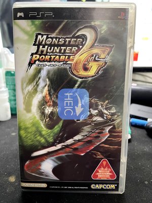PSP遊戲片 魔物獵人攜帶版2nd G  Monster Hunter Portable 2nd G