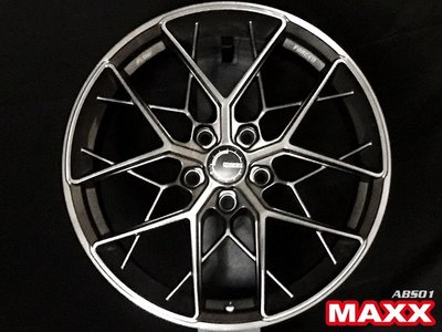 CR輪業 全新 MAXX ABS01 18吋 旋壓輕量化鋁圈 灰車灰透 5/114 5/108 8J ET40