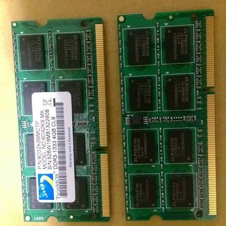 賣可小舖 勤茂全新2rx8 雙面ddr3 1333 4g 399元筆電記憶體 Yahoo奇摩拍賣