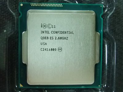 【含稅】Intel Core i7 2.6G QDE8 1150 四核八線 65W ES不顯CPU 保三個月 內建HD