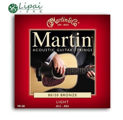 Martin M140 鋼弦吉他弦(12-54) 【立派樂器】