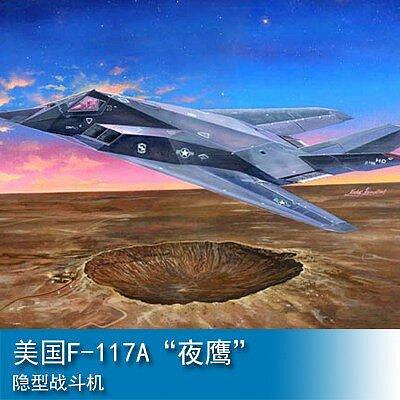 易匯空間 正版模型【免運】小號手 132 美國F-117A“夜鷹”隱型戰鬥機 03219 MY1005