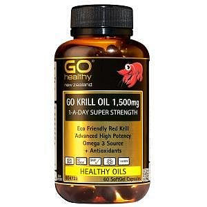 高之源 南極磷蝦油 磷蝦油 1500mg 60顆 Go Healthy Krill直送