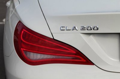 ~圓夢工廠~ Benz 賓士 2015 ~on CLA200 後車箱鍍鉻字貼 同原廠款式 高度23mm