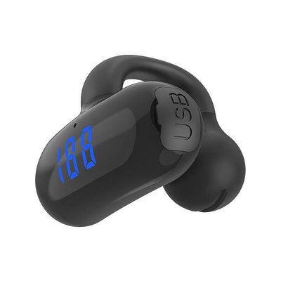 F20藍牙耳機新款不入耳耳夾式不傷耳數顯示電量立體聲不漏音商務