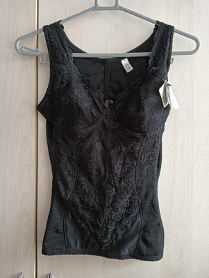 La Felino法利諾蕾絲緊緻機能型塑身衣（迷人黑）竹炭系列