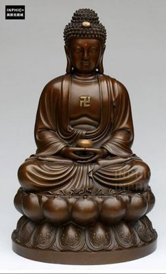 INPHIC-佛像 純銅婆娑三聖擺件觀音釋迦摩尼地藏王家居佛像裝飾品辦公室銅佛_S01875C