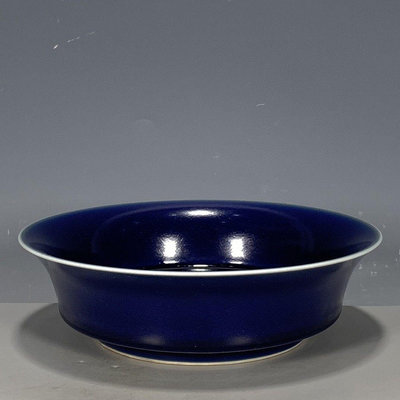 老瓷器古玩收藏舊貨 老廠瓷霽藍釉瓷碗老貨包老老物品收藏