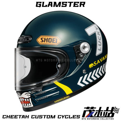 ❖茂木站 MTG❖ SHOEI GLAMSTER 全罩 安全帽。CHEETAH CUSTOM CYCLES TC-2
