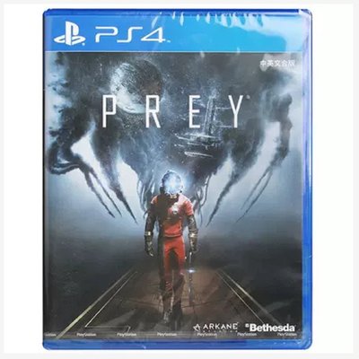 【爆款】PS4正版恐怖游戲光盤 獵魂 掠奪 掠食 Prey 中文 射擊冒險解密 碟