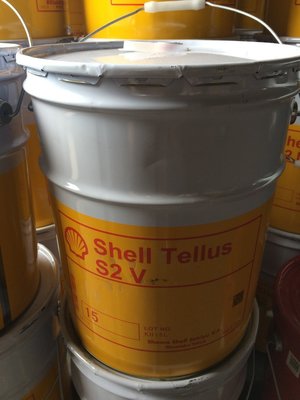 【殼牌Shell】頂級抗磨液壓油、Tellus S2 V 15，20公升【循環油壓系統】日本原裝進口