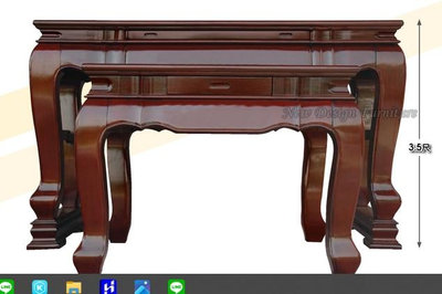 【N D Furniture】台南在地家具-造型低腳實木5.8尺神明桌佛桌神桌WB