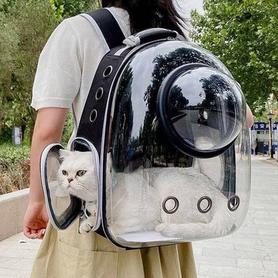 貓包寵物背包外出便攜帶太空艙透氣貓咪小狗狗雙肩包貓書包太空貓~優惠熱賣中