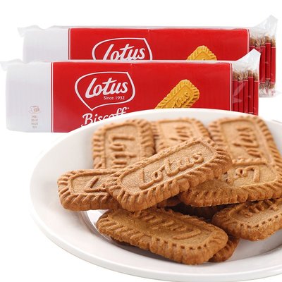 Lotus和情比利時焦糖餅干312.5g*2繽咖時網紅進口獨立100小包