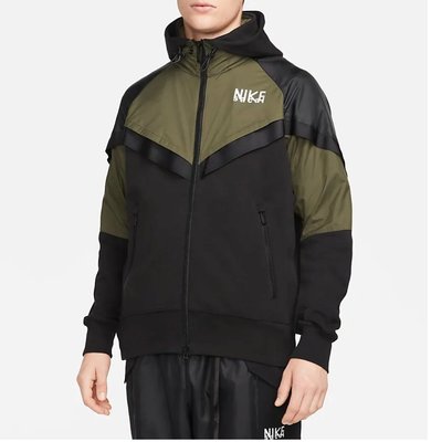 Nike x sacai Full-zip 雙拉鍊連帽外套 DQ9030-325/010。太陽選物社