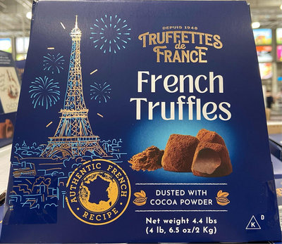🎉現貨特價！Truffettes de France  松露造型巧克力風味球 1公斤X2入-吉兒好市多COSTCO代購