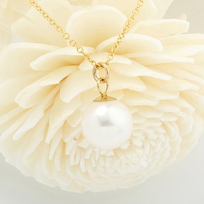 【Angel & Me】14KGF包金/注金 白色 Pearl 淡水珍珠 項鍊