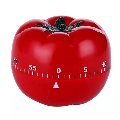 番茄計時器創意日用百貨倒計時鬧鐘廚房機械定時提醒器番茄計時器 便攜式60分鐘番茄廚房機器定時器烹飪倒計時 烘焙計時