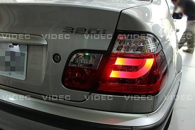 巨城汽車精品 BMW 99-01 E46 4D LED 光柱 尾燈 新竹 威德