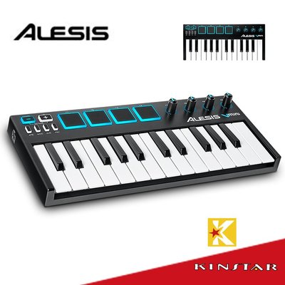 【金聲樂器】ALESIS V Mini 主控鍵盤 便攜式 25鍵 USB-MIDI 控制器
