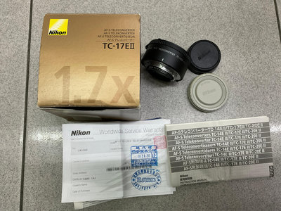 [保固一年] [高雄明豐]公司貨 Nikon TC-17E II﹝1.7倍﹞加倍鏡 1.7X AF-S 便宜賣[B1309]