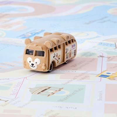 日本東京迪士尼限定正版duffy  達菲熊 TOMICA Disney 多美 超可愛模型車 瀏覽車 公車~小太陽日本精品