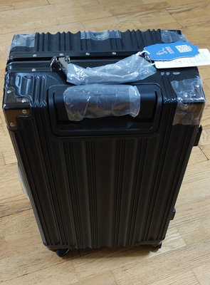 全新黑色20吋鋁框行李箱旅行箱八輪登機箱