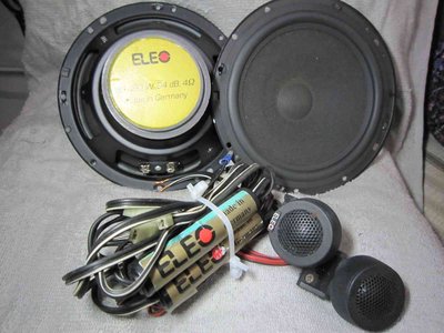 典藏升級專區"ELEO"GERMANY品牌16公分6.5寸94瓦德製高瓦數分音喇叭/德製