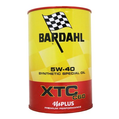 【易油網】【缺貨】BARDAHL XTC C60 5W-40 5W40 長效合成機油 鐵罐 機油