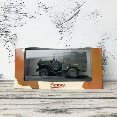 VICTORIA1:43DODGE WC1 WEAPONS CARRIER CLOSED U.S. ARMY【J306】