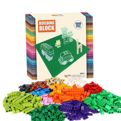 【積木班長】綜合磚 1000顆 基本磚 積木磚 配件 積木 創意 經典  CLASSIC /相容樂高 LEGO積木
