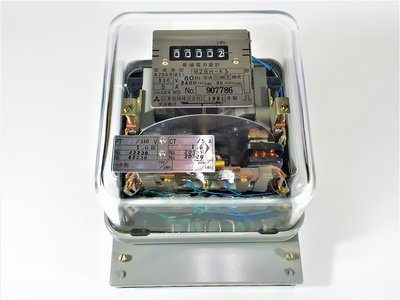 日本 三菱電機株式會社 機械式分電錶 冷氣 套房 租屋 宿舍 分電表 普通電力量計 (2)