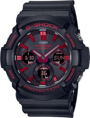 日本正版 CASIO 卡西歐 G-Shock GAW-100BNR-1AJF 電波錶 男錶 手錶 太陽能充電 日本代購
