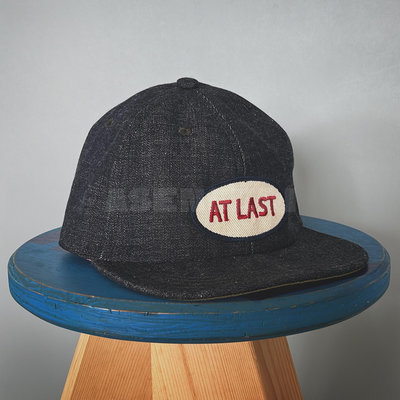 ✞ASENSERI✞ AT LAST & CO. DENIM WORK CAP 單寧貼布球帽 L 號