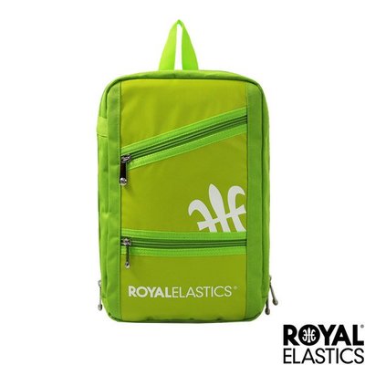 ROYAL 5160301405 綠×白 23×8×36㎝ Challenge 挑戰系列，休閒後背包(可單肩背)