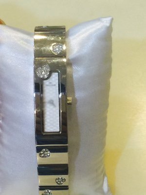 天使熊小鋪~Folli Follie不鏽鋼錶 時尚發錶 愛心水晶鑽手錶 原價9900