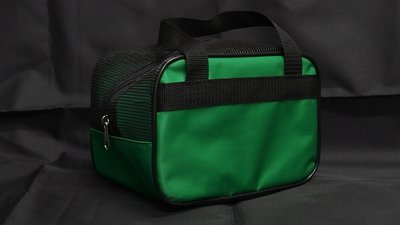 DJE-05 馬卡龍餐袋 餐包 環保便當袋 幼兒園 國小 學生餐袋 便當袋 透氣網面設計 可裝便當盒 綠色+黑上網網