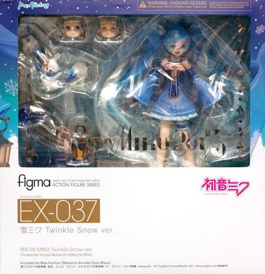 日本正版 figma 初音未來 MIKU 雪初音 Twinkle Snow 可動 模型 公仔 日本代購