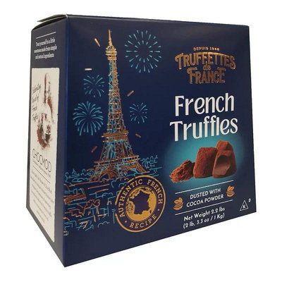 好市多代購 costco代購 Truffettes de France 松露造型巧克力風味球 1公斤 X 2入