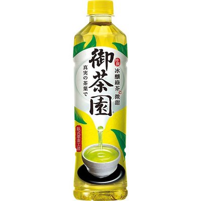 御茶園 特撰冰釀綠茶-微甜 1箱550mlX24瓶 特價360元 每瓶平均單價15元