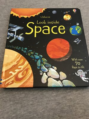 Usborne look inside space with 70 flaps