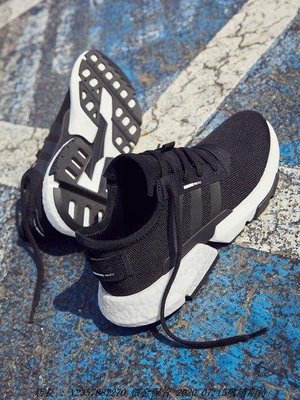 愛迪達Adidas POD-S 3.1 慢跑潮流鞋 boost底 B37366 B37466 黑白 男女潮流鞋