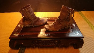 三原康裕Mihara Yasuhiro日本製古著做舊手工鞋真皮龐克時尚騎士鞋靴哈雷靴重機鞋防摔靴