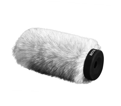博雅 BOYA BY-P180 通用型麥克風防風毛罩 兔毛 內尺寸19~23mm(直徑)x180mm(深) 公司貨