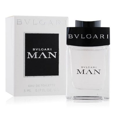 BVLGARI MAN 寶格麗當代男性淡香水迷你小香/1瓶/5ml-公司正貨