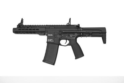 【BCS武器空間】KWA/KSC M4 RONIN 6 PDW AEG 電動步槍 黑色-KWARONIN6