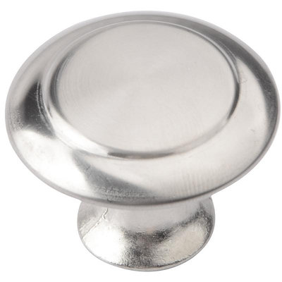 不銹鋼蘑菇拉手現代簡約拉絲色單孔抽屜拉手鋁合金家具衣柜門把手